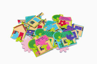 Naklejki z pianki PVC51 Kwiatki i Dom Brewis